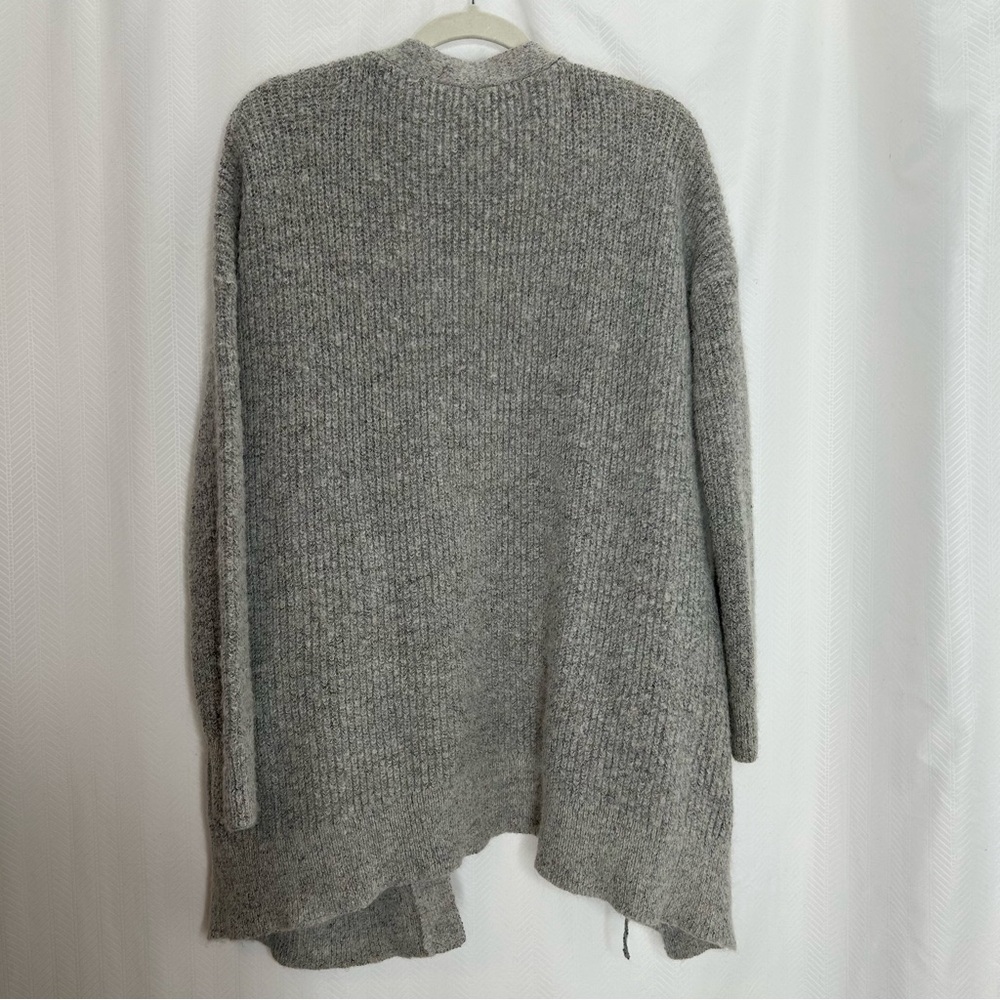 Free People Gray Ribbed Cardigan - Picture 7 of 7